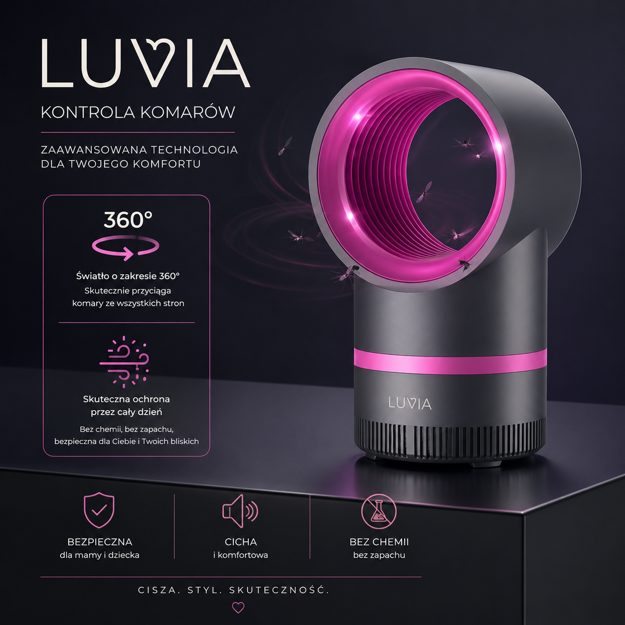 Lampa Owadobójcza Luvia