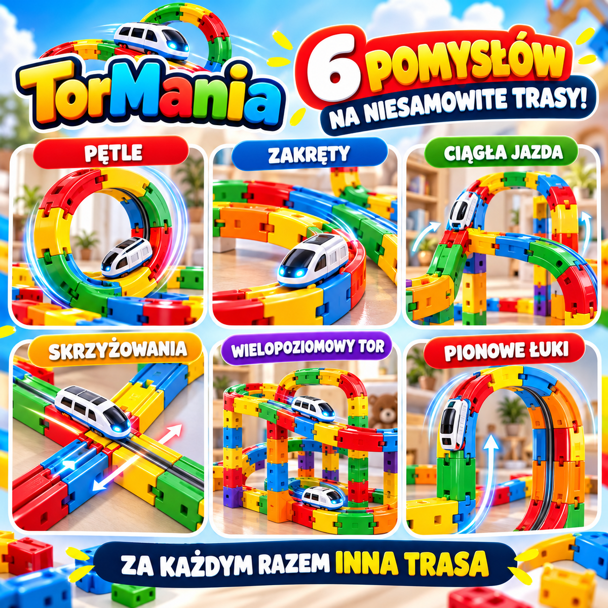 Zestaw TorMania! 51 elementów