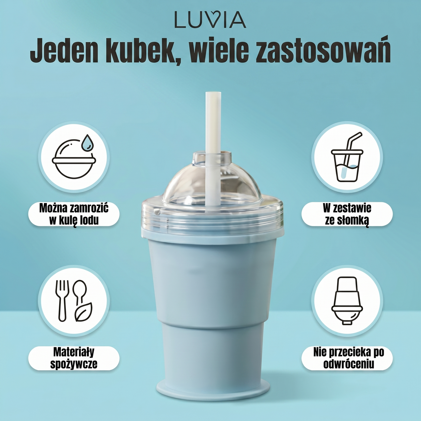 Składany kubek do lodu - Luvia