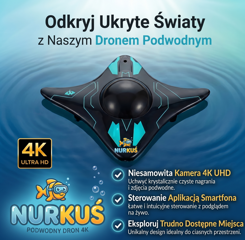 Nurkuś - wodny Dron RC Luvia